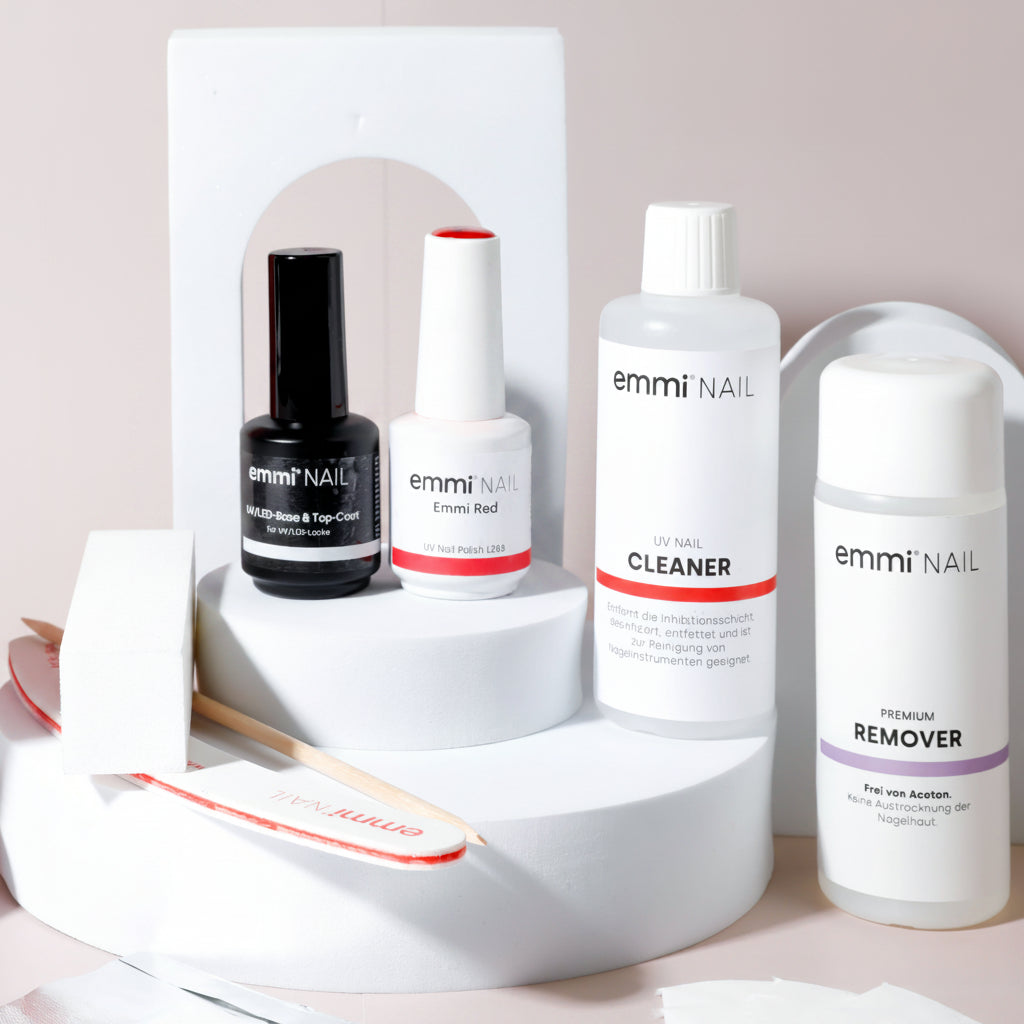 Shine2Go - Shellac travel set with LED lamp