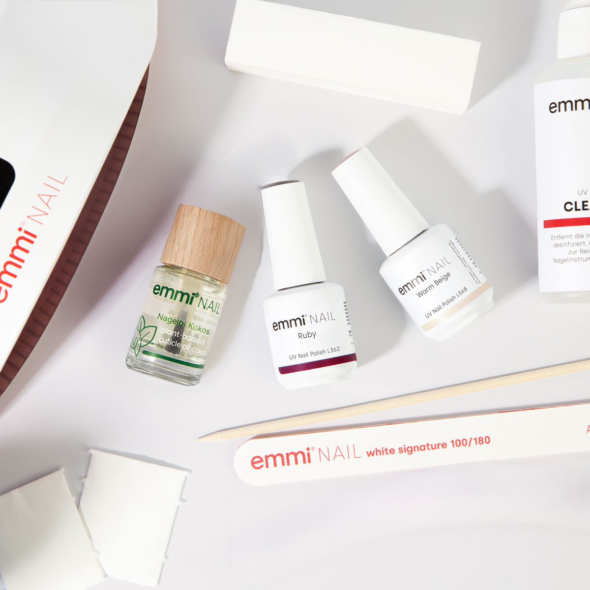 Kit de démarrage vernis à ongles semi-permanent UV avec lampe LED