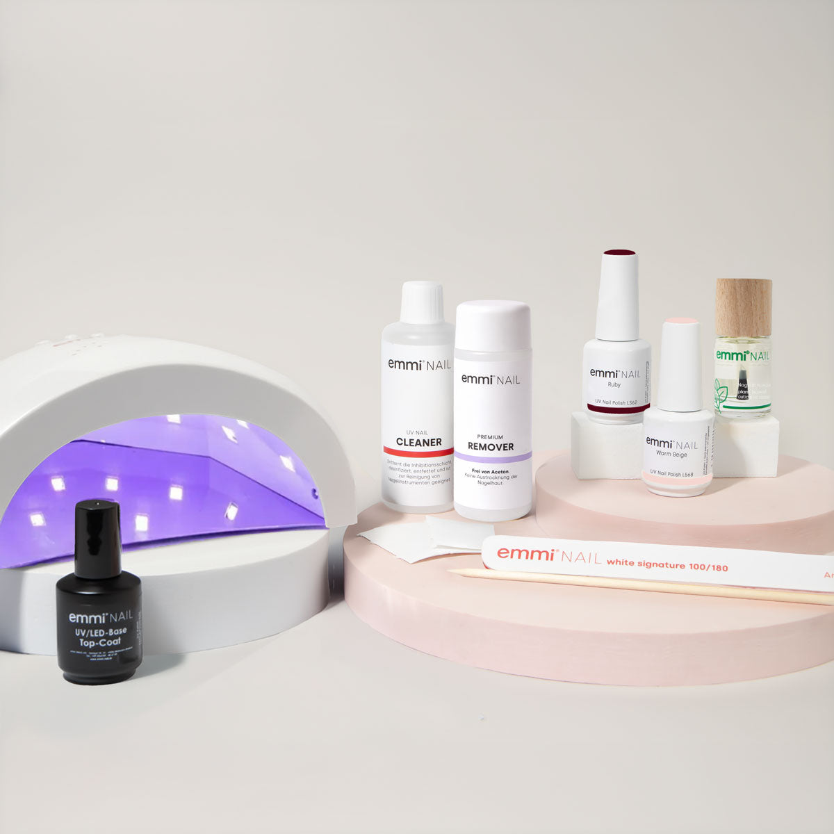 Kit de démarrage vernis à ongles semi-permanent UV avec lampe LED