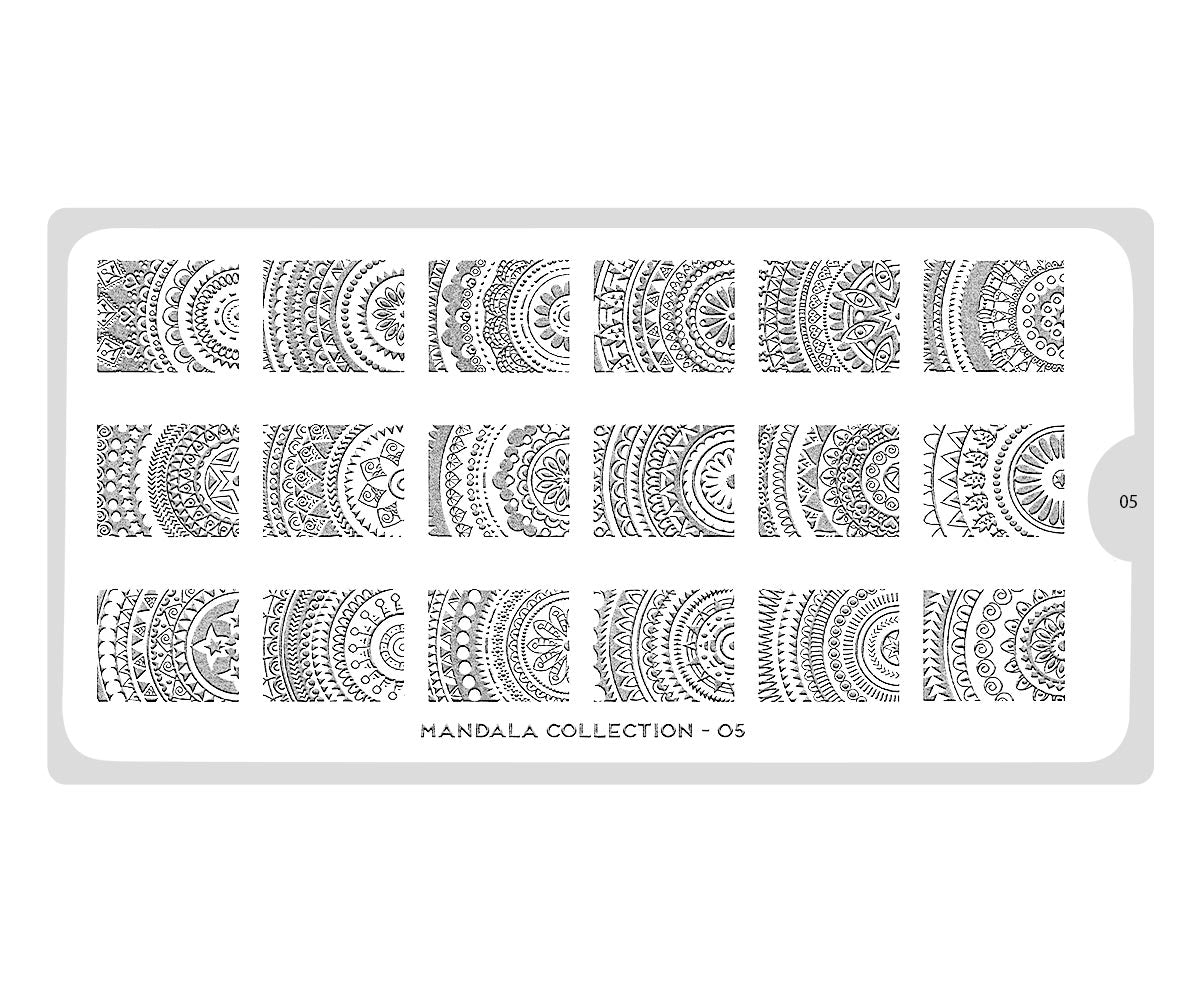 Pochoir d'estampage MoYou-London Mandala 05