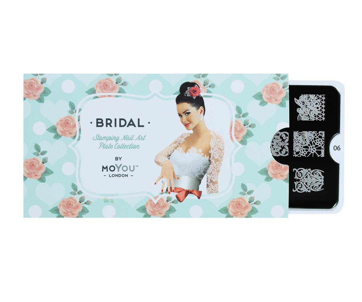 Pochoir d'estampage MoYou-London Bridal 06