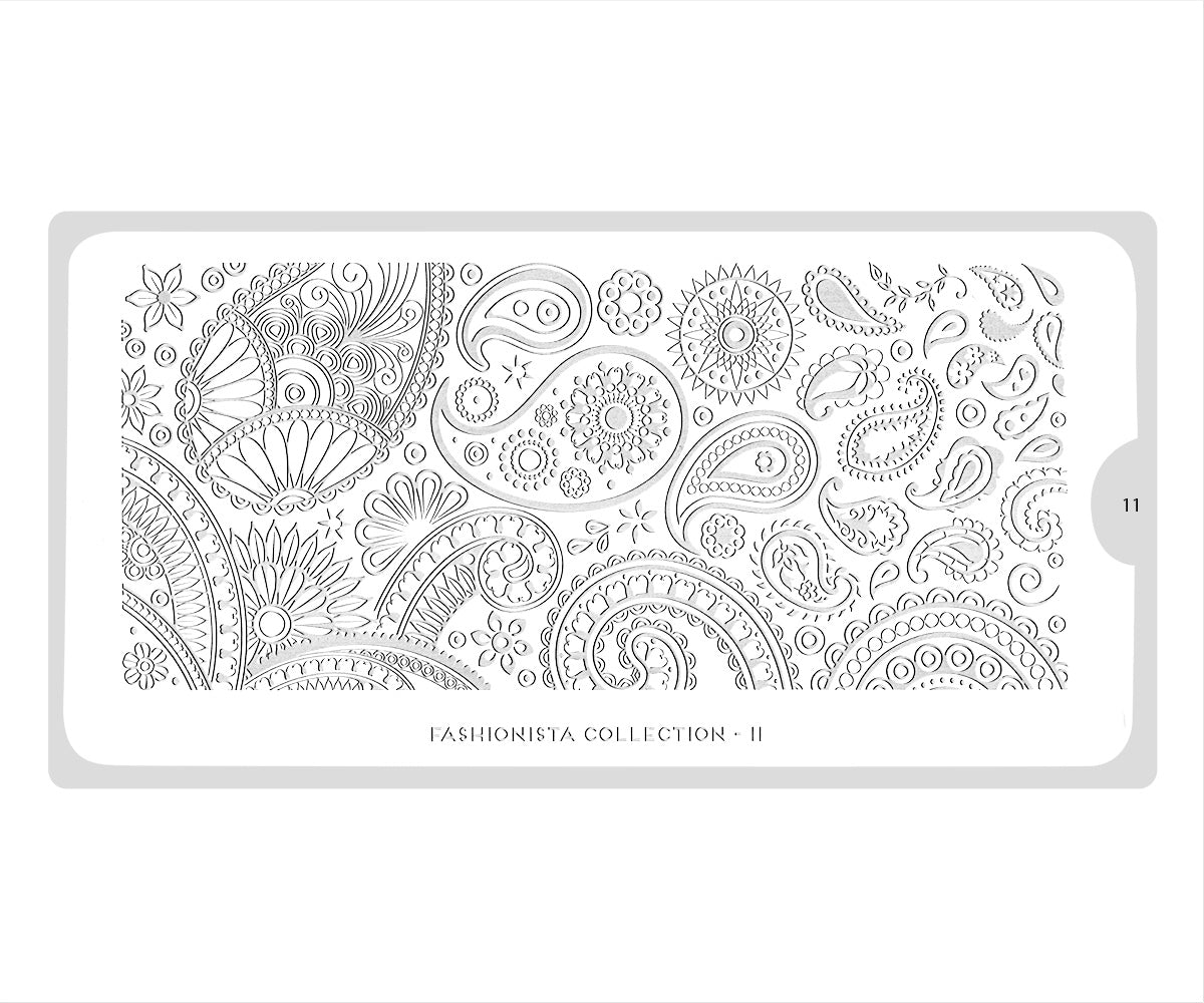 Pochoir d'estampage MoYou-London Fashionista 11