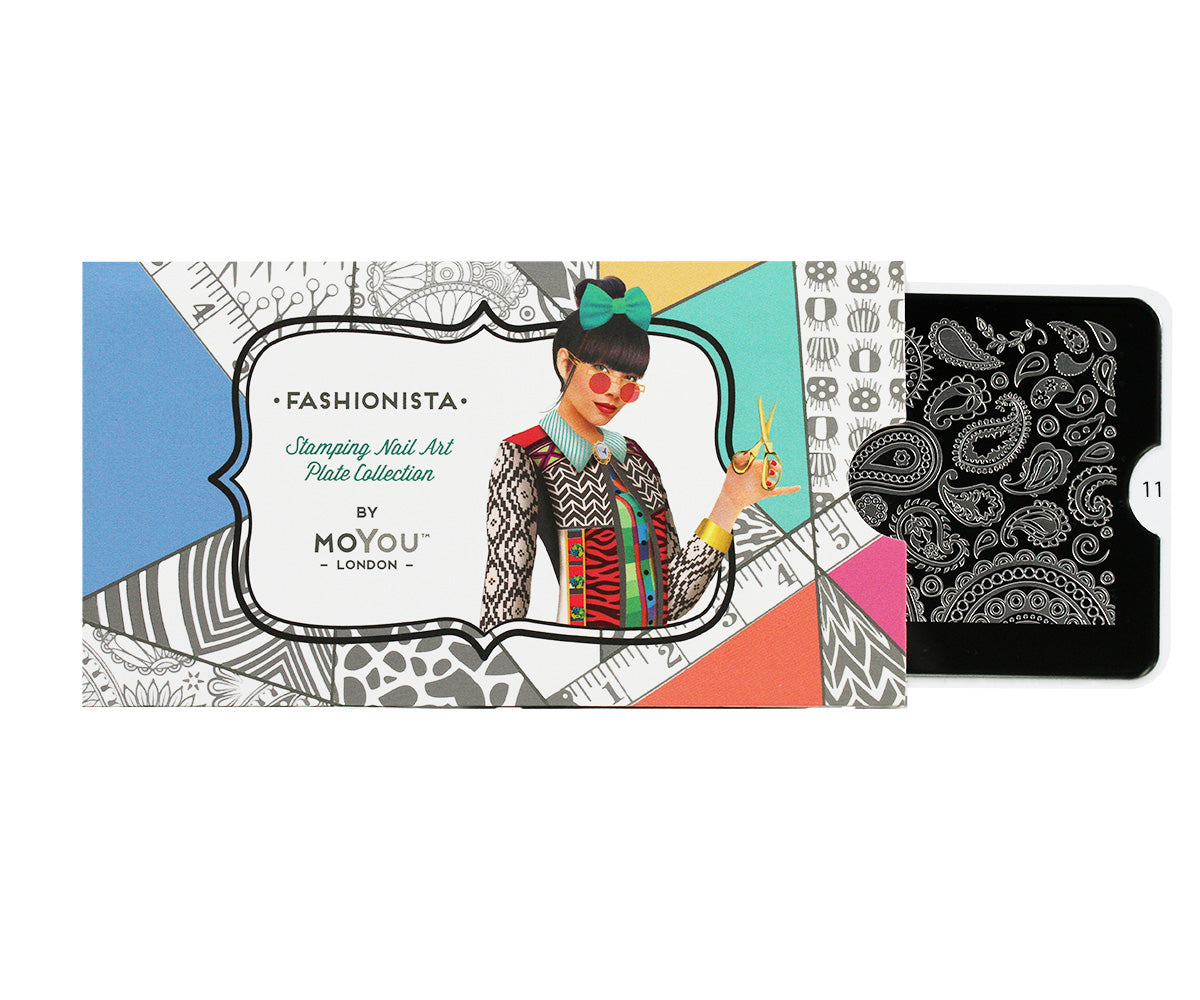 Pochoir d'estampage MoYou-London Fashionista 11