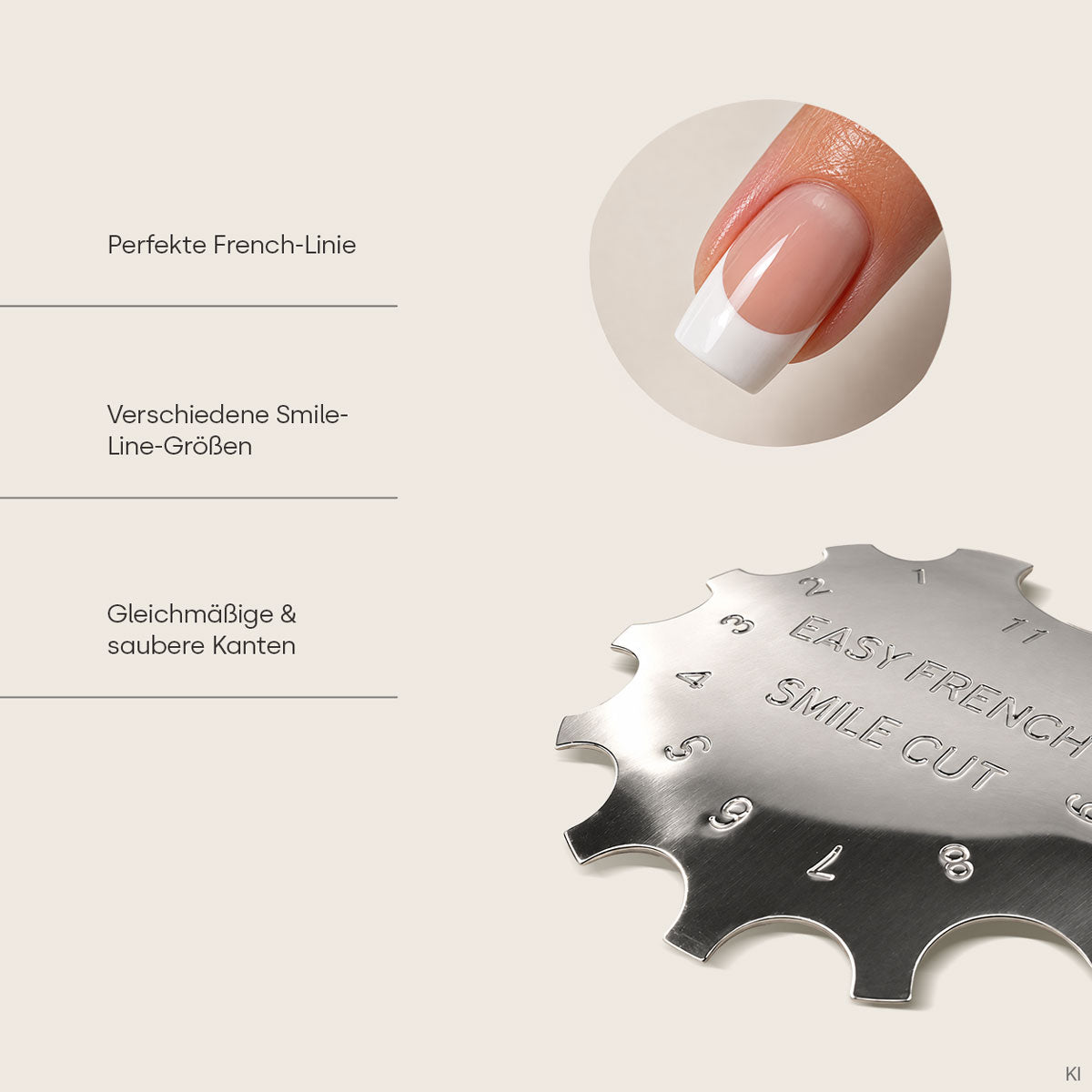 Edge Trimmer “Easy French Smile Cut”