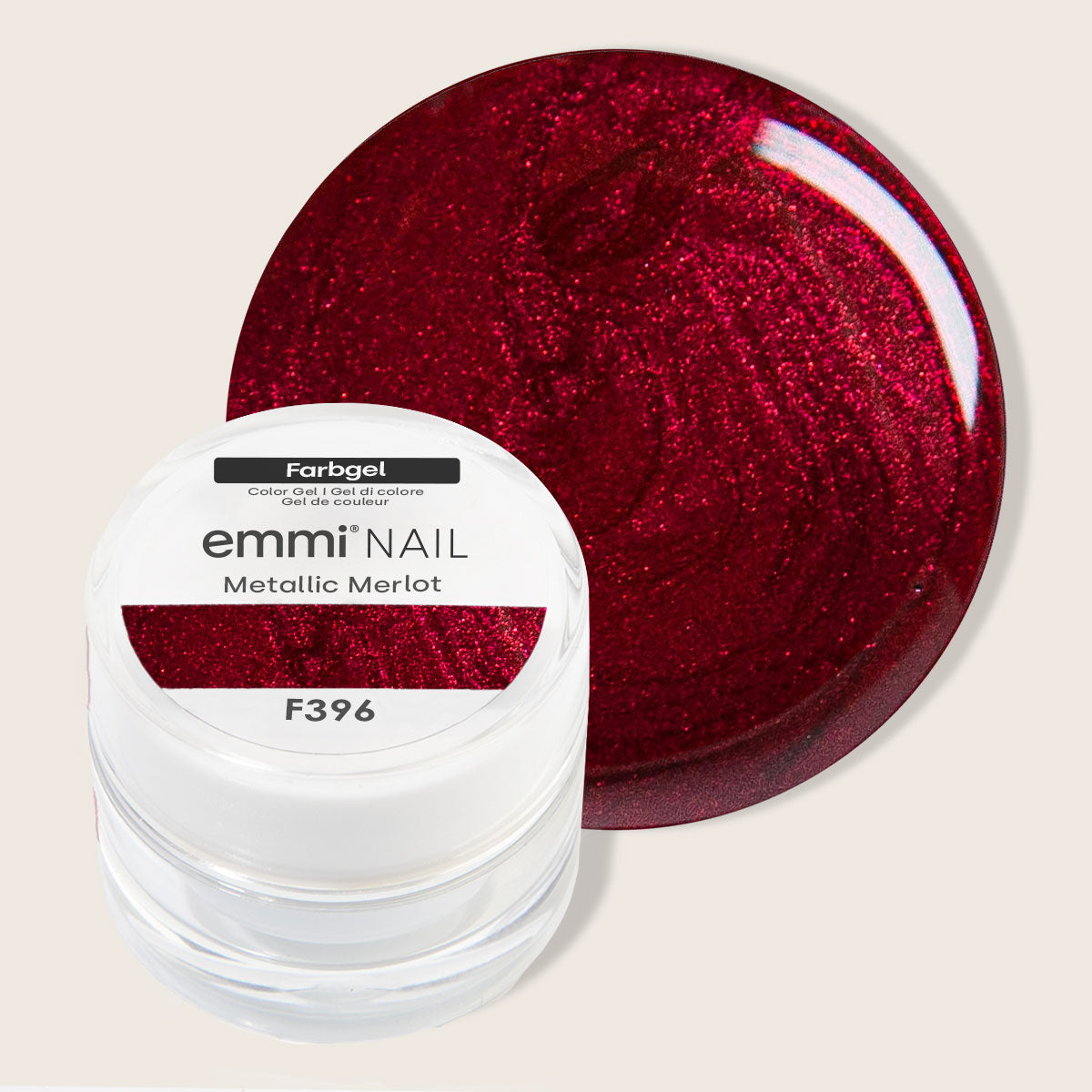 Emmi-Nail Color Gel Metallic Merlot 5ml -F396-