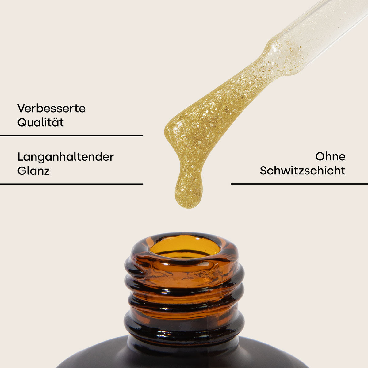 Emmi-Nail UV/LED-Top Sealing Glitter *gold* 11ml