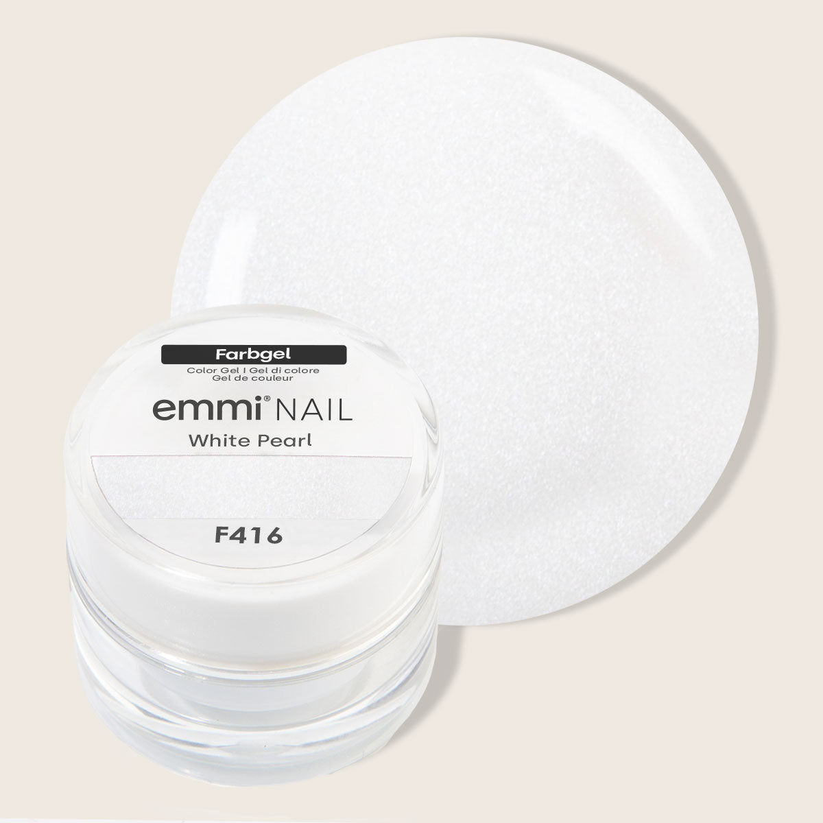 Emmi-Nail Farbgel White Pearl -F416-