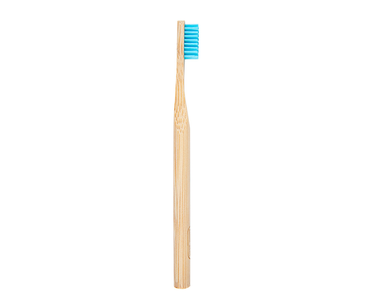 Brosse à dents en bambou Emmi-dent bleue
