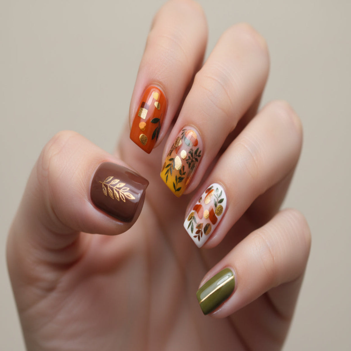 Emmi Nail Holo Laser Sticker Autumn