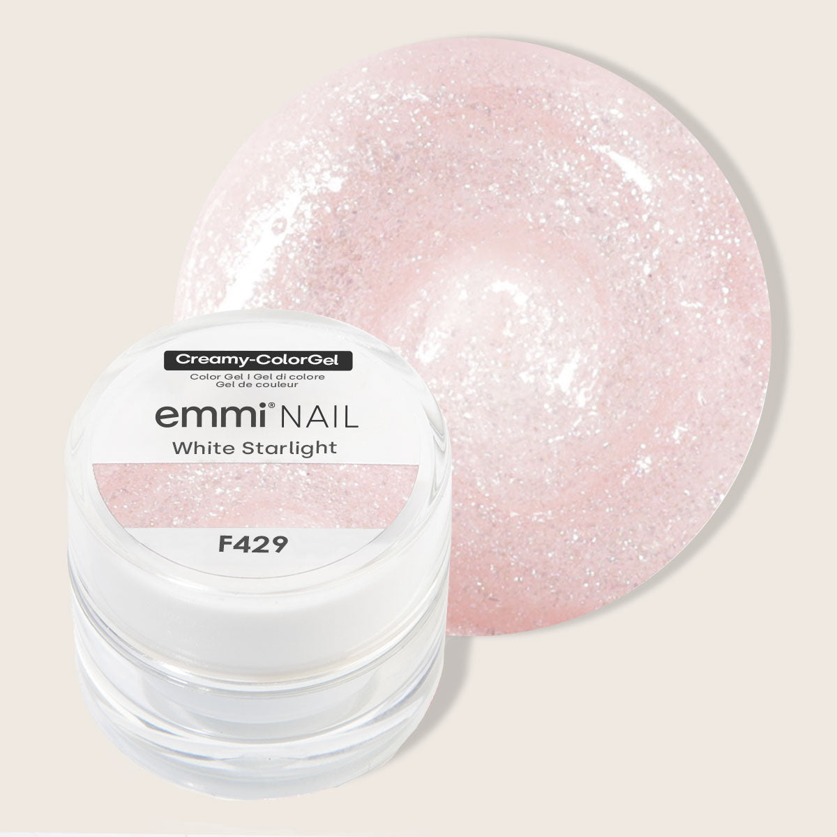 Gel-crème Emmi-Nail Blanc Starlight -F429-