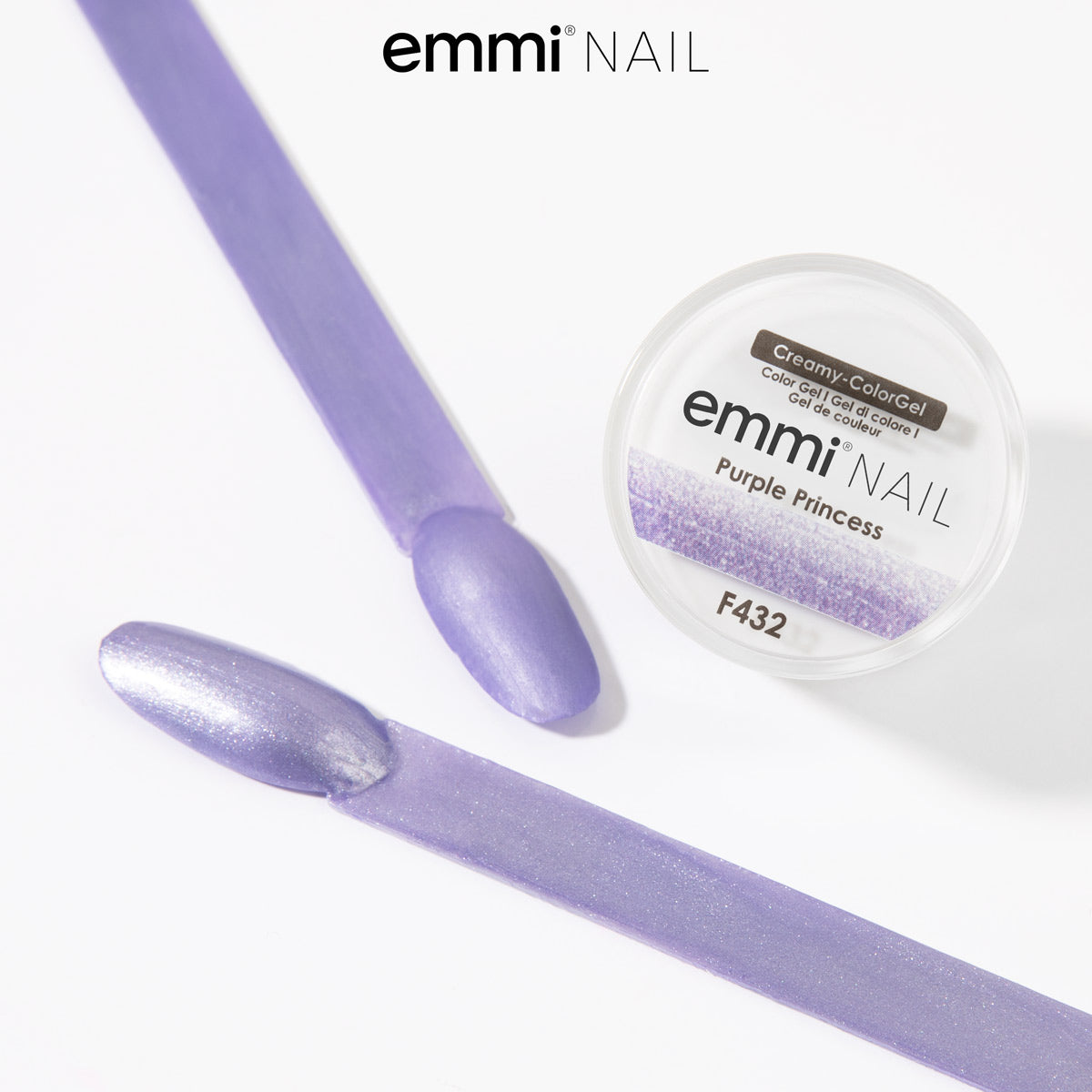 Gel crémeux Emmi-Nail Purple Princess -F432-