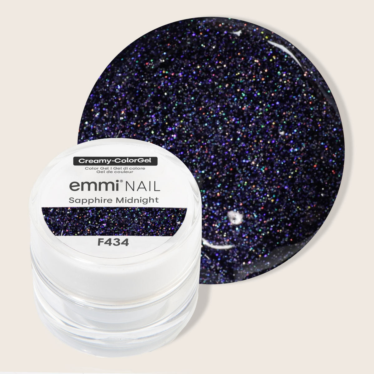 Emmi-Nail Creamy-ColorGel Sapphire Midnight -F434-