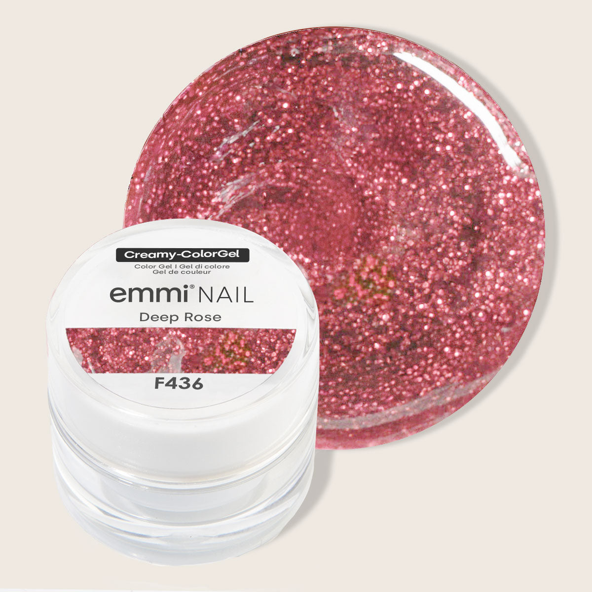 Emmi-Nail Creamy-ColorGel Deep Rose -F436-