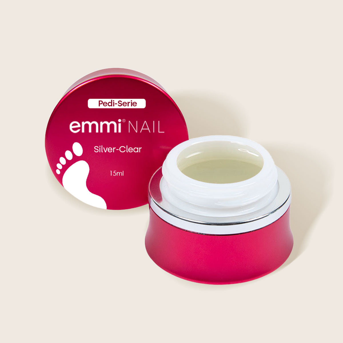 Emmi Nail Pedi Silver Clear 15ml
