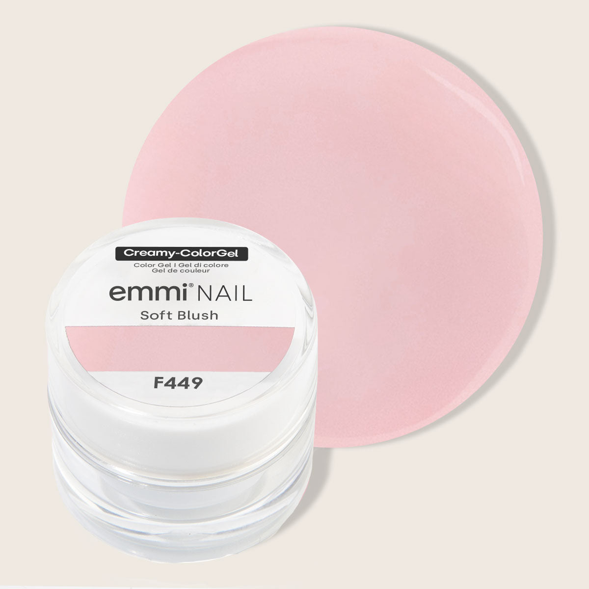 Emmi-Nail Creamy-ColorGel Soft Blush -F449-