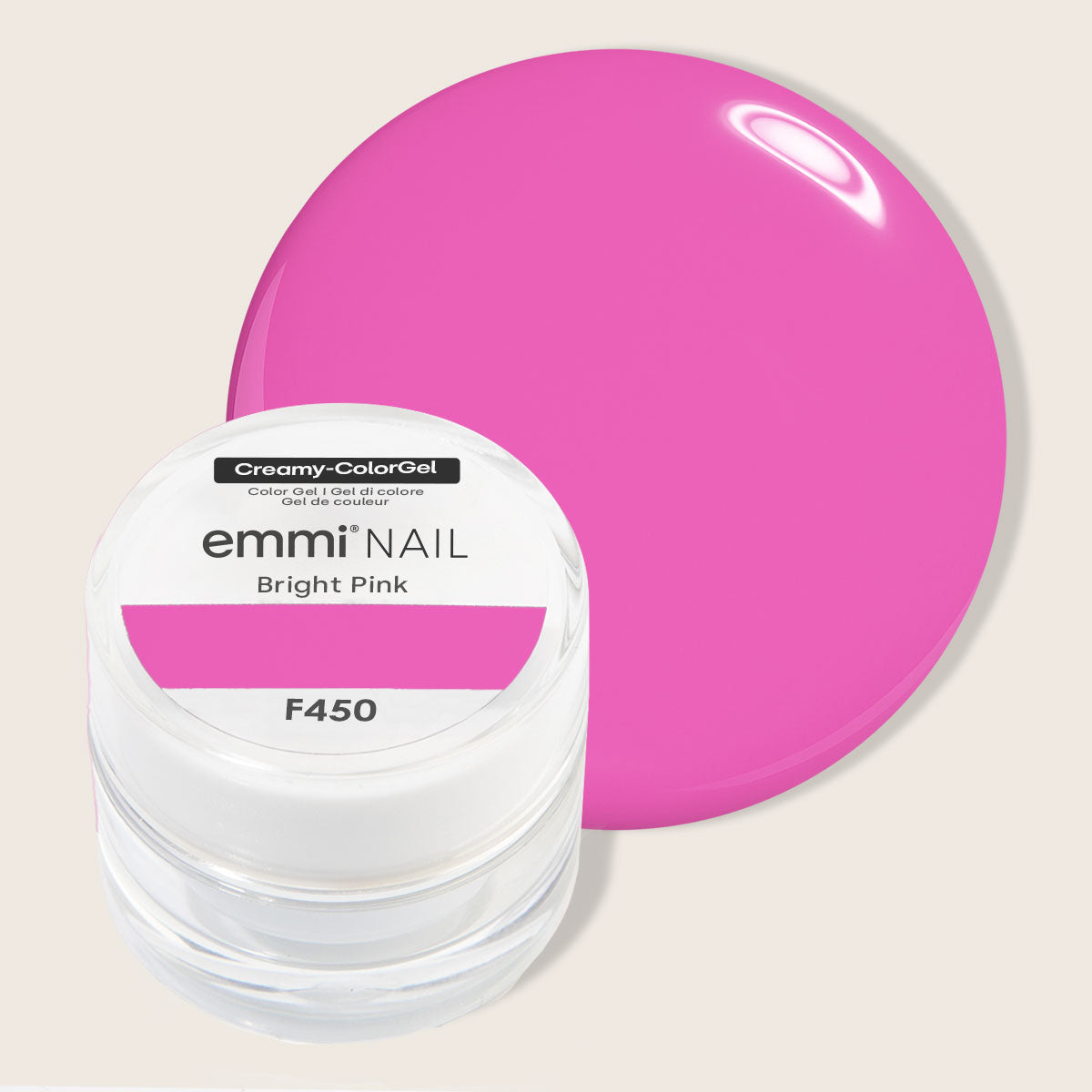 Emmi-Nail Creamy-ColorGel Bright Pink -F450-