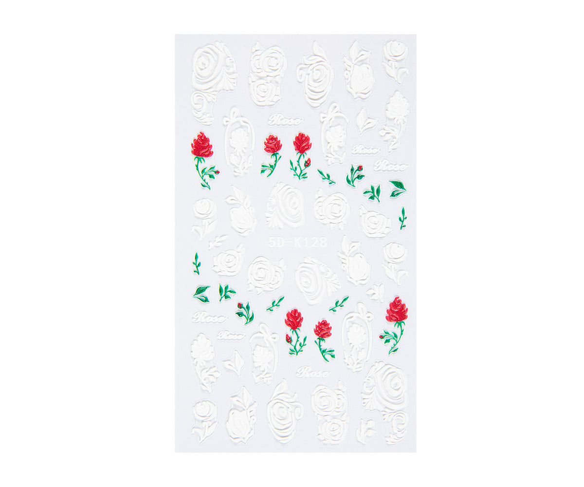 Emmi-Nail 5D Art Nail Sticker Romantic Rose
