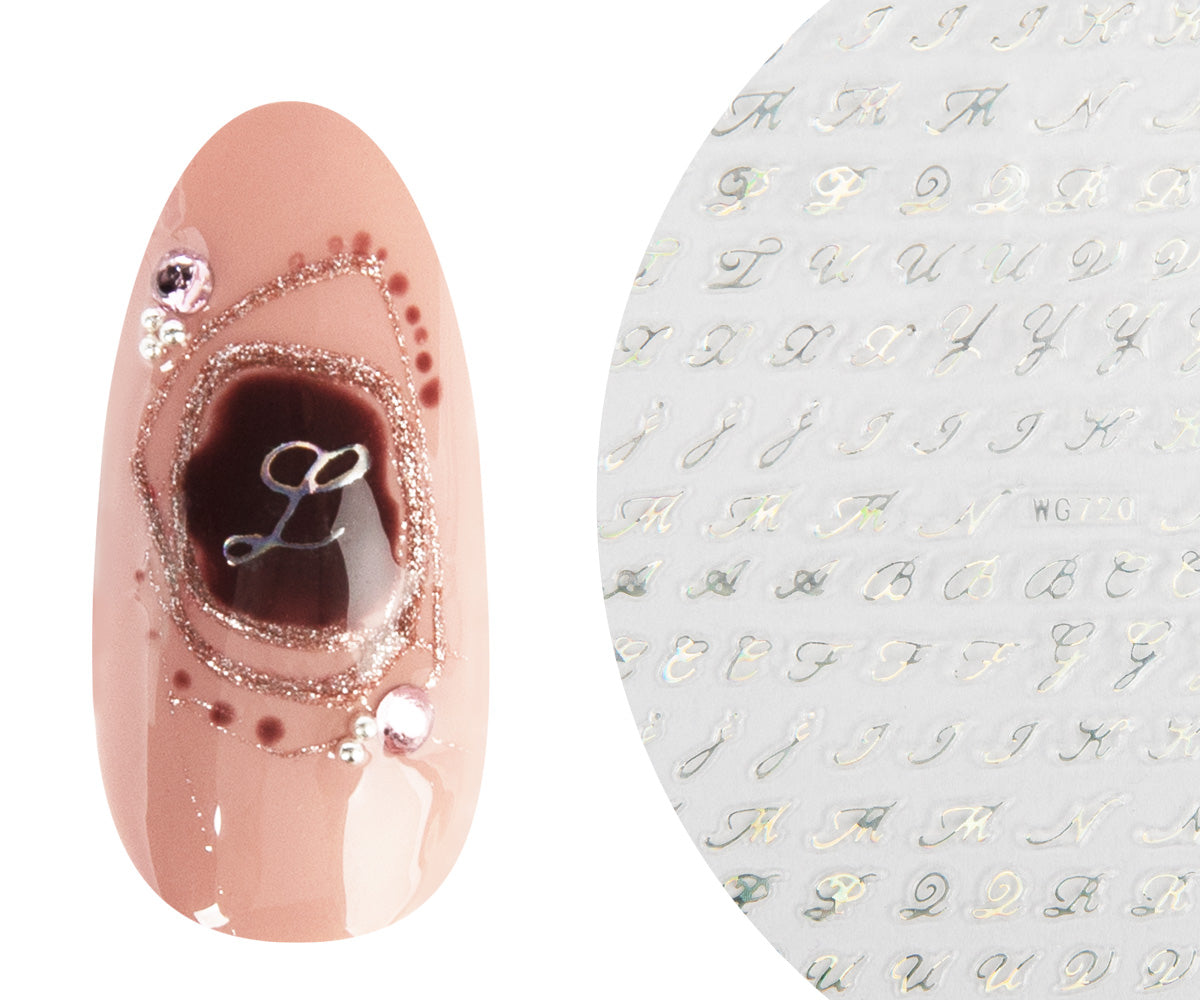 Emmi-Nail 3D Art Nail Sticker Buchstaben 2