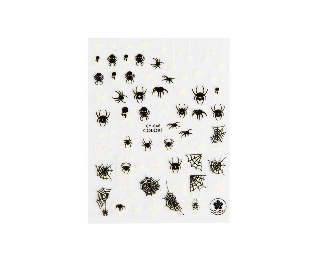 Emmi-Nail 3D Art Nail Sticker Halloween Spider