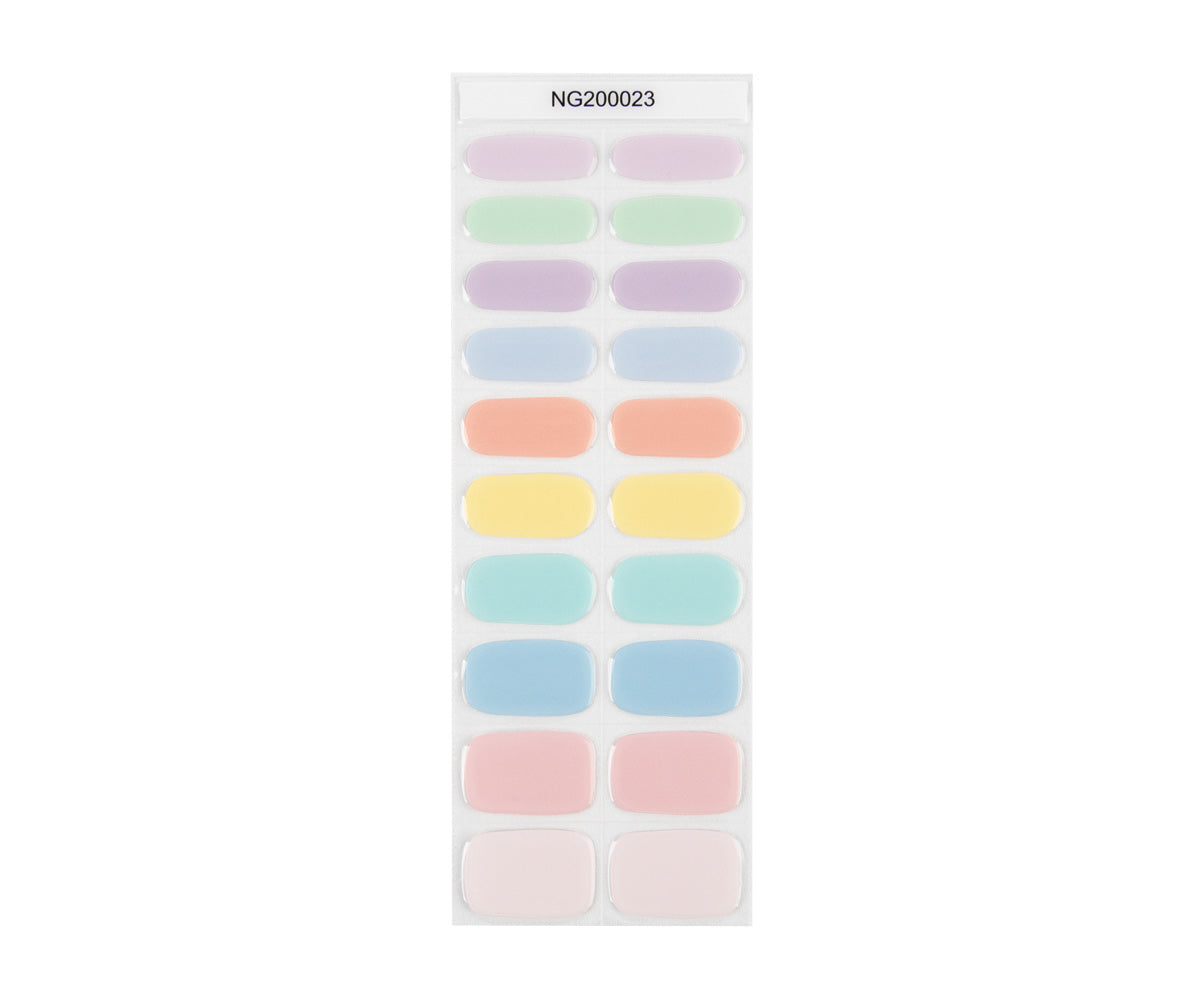 Emmi-Nail Gel Nagelfolien Pastell 20Stk.