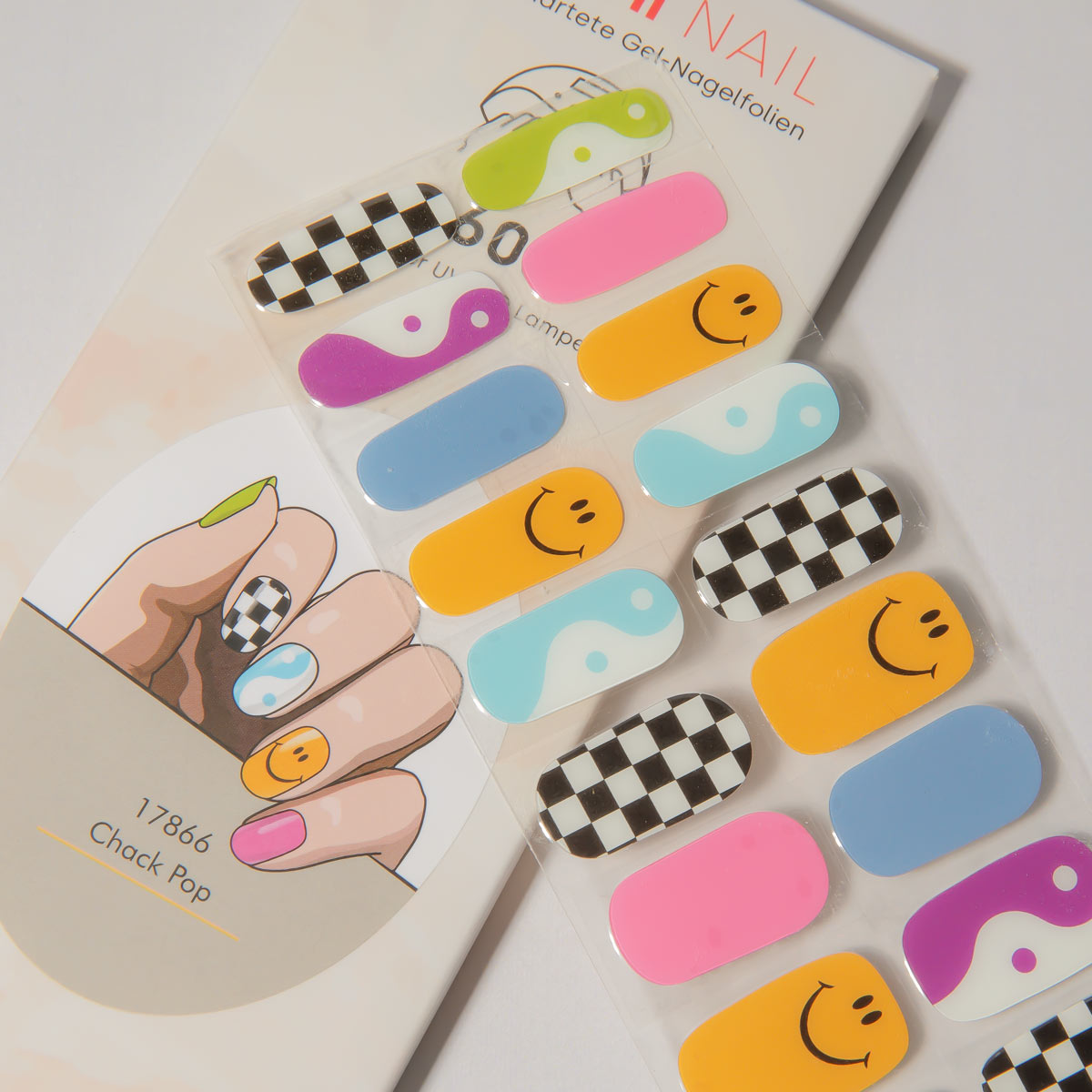Emmi-Nail Gel Nagelfolien Chack Pop 20Stk.
