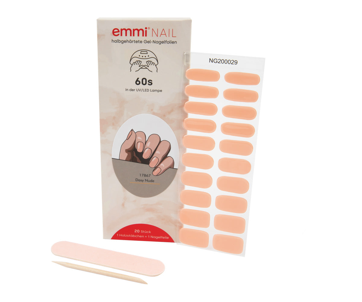Emmi-Nail Gel Nagelfolien Dasy Nude 20Stk.