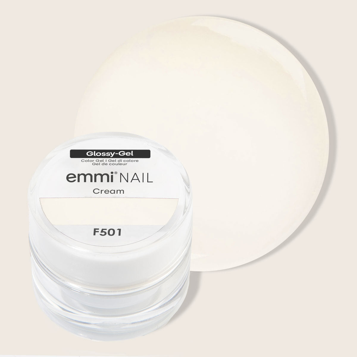 Gel-crème brillant pour ongles Emmi -F501-