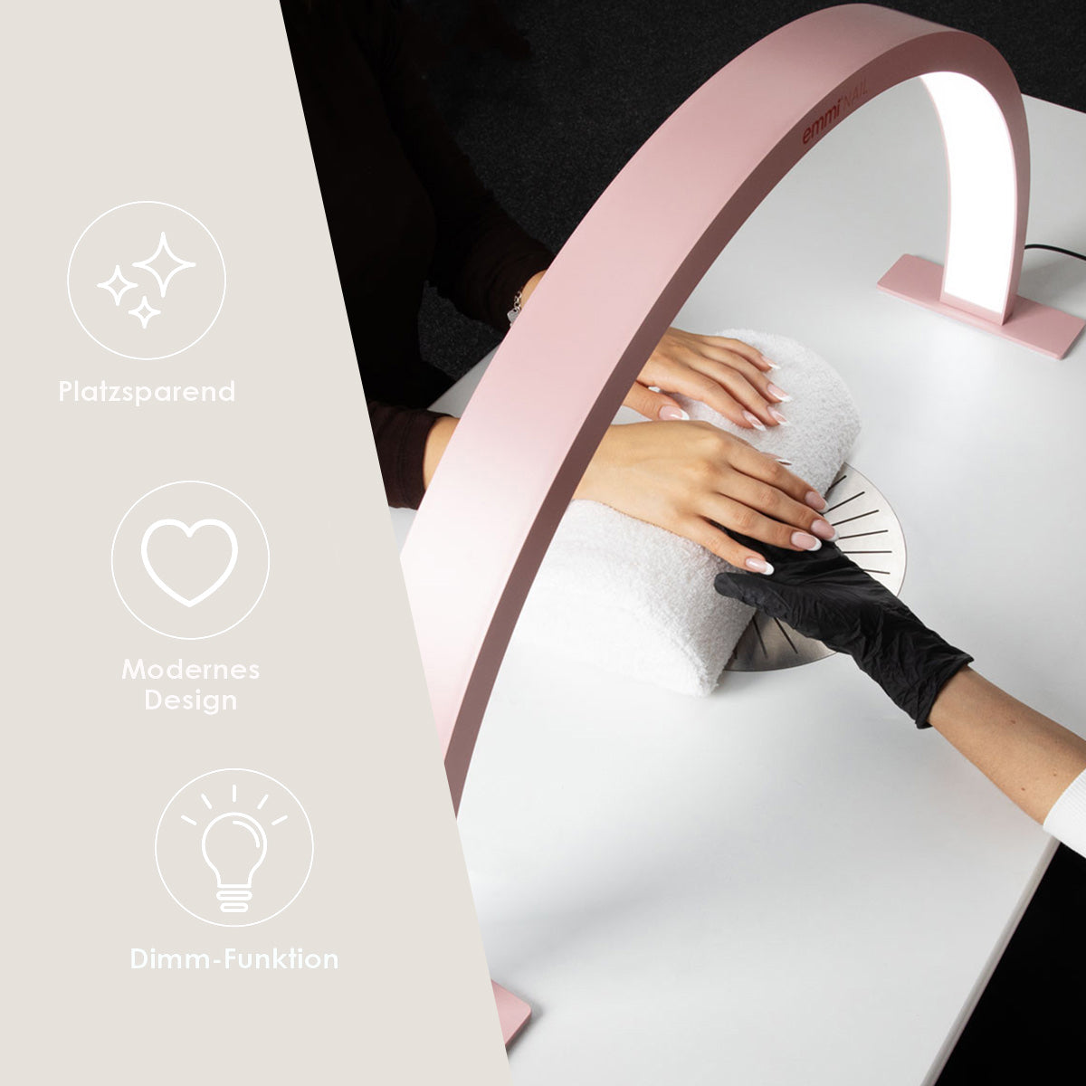 Emmi-Nail LED Arbeitsplatzleuchte Rainbow Pink