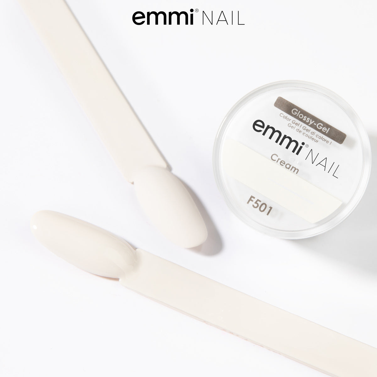 Gel-crème brillant pour ongles Emmi -F501-