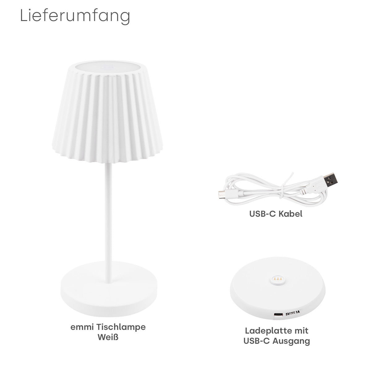 emmi Tischlampe White