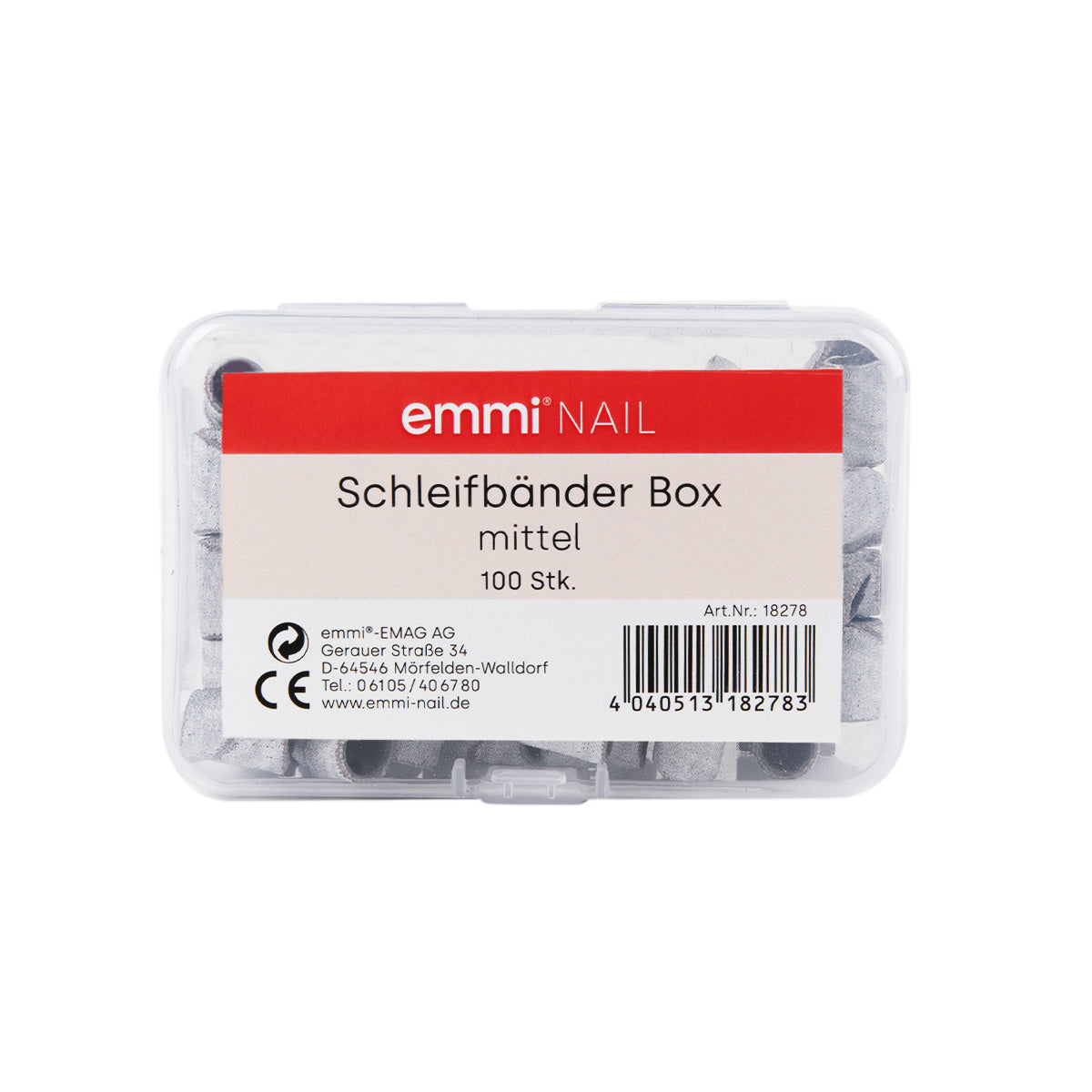 Emmi-Nail Schleifbänder Box "mittel" 100 Stück