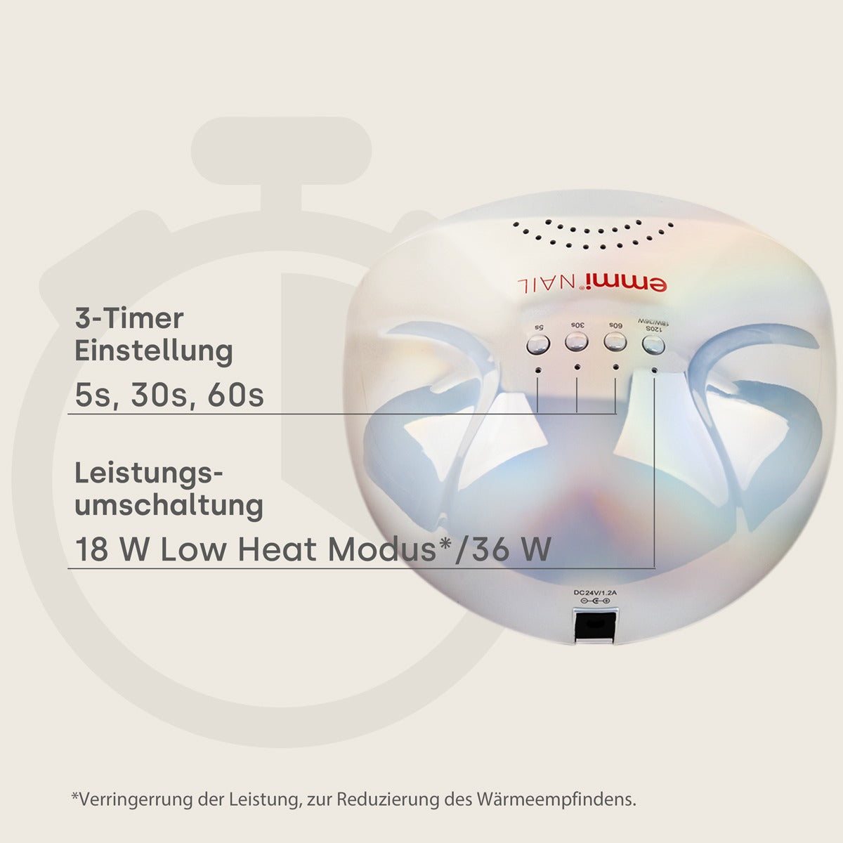 Emmi Galaxy UV/LED Nagellampe Holographic