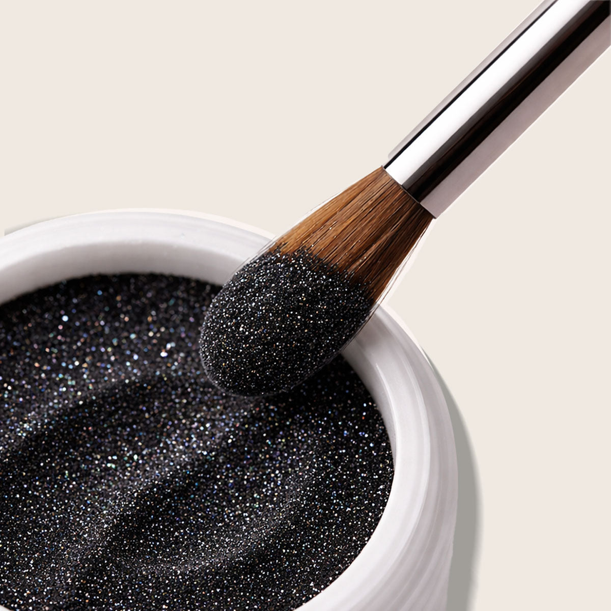 Acrylic pigment Black Glitter -A018- 10gr