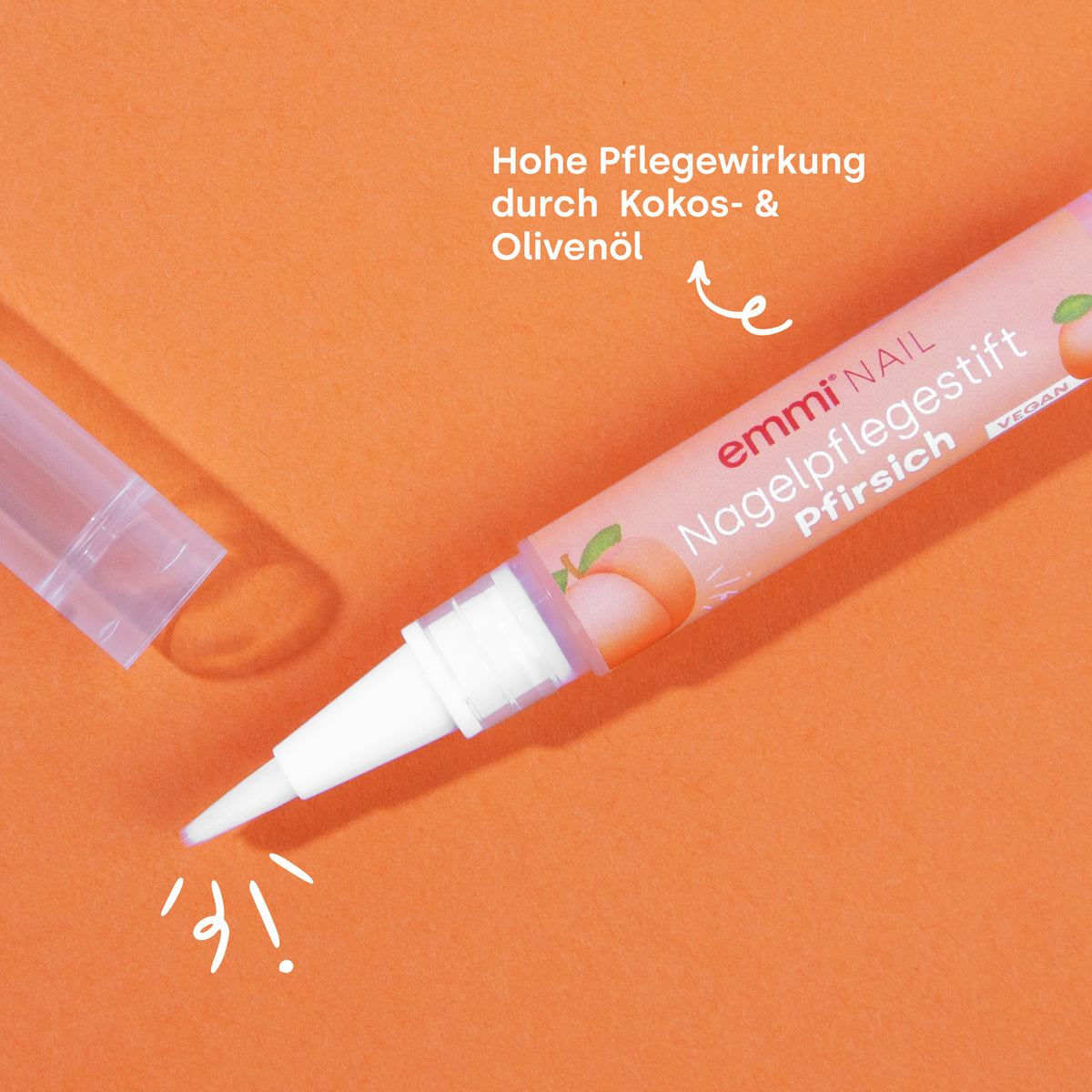 Nail care stick peach 2ml