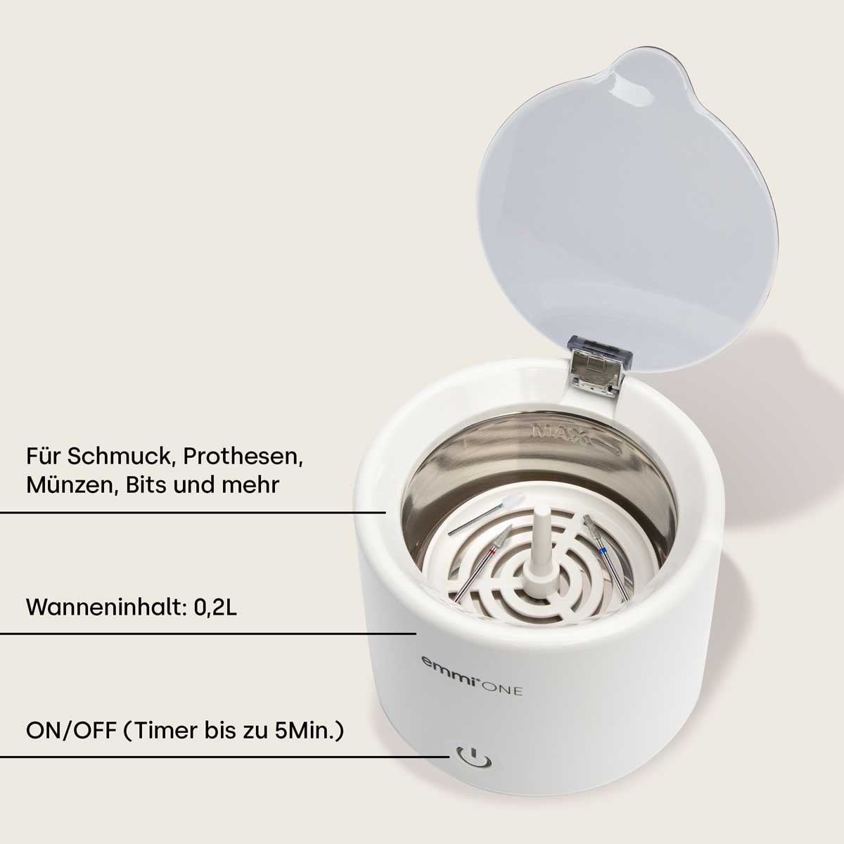 Ultraschallreiniger 0,18L Emmi-One
