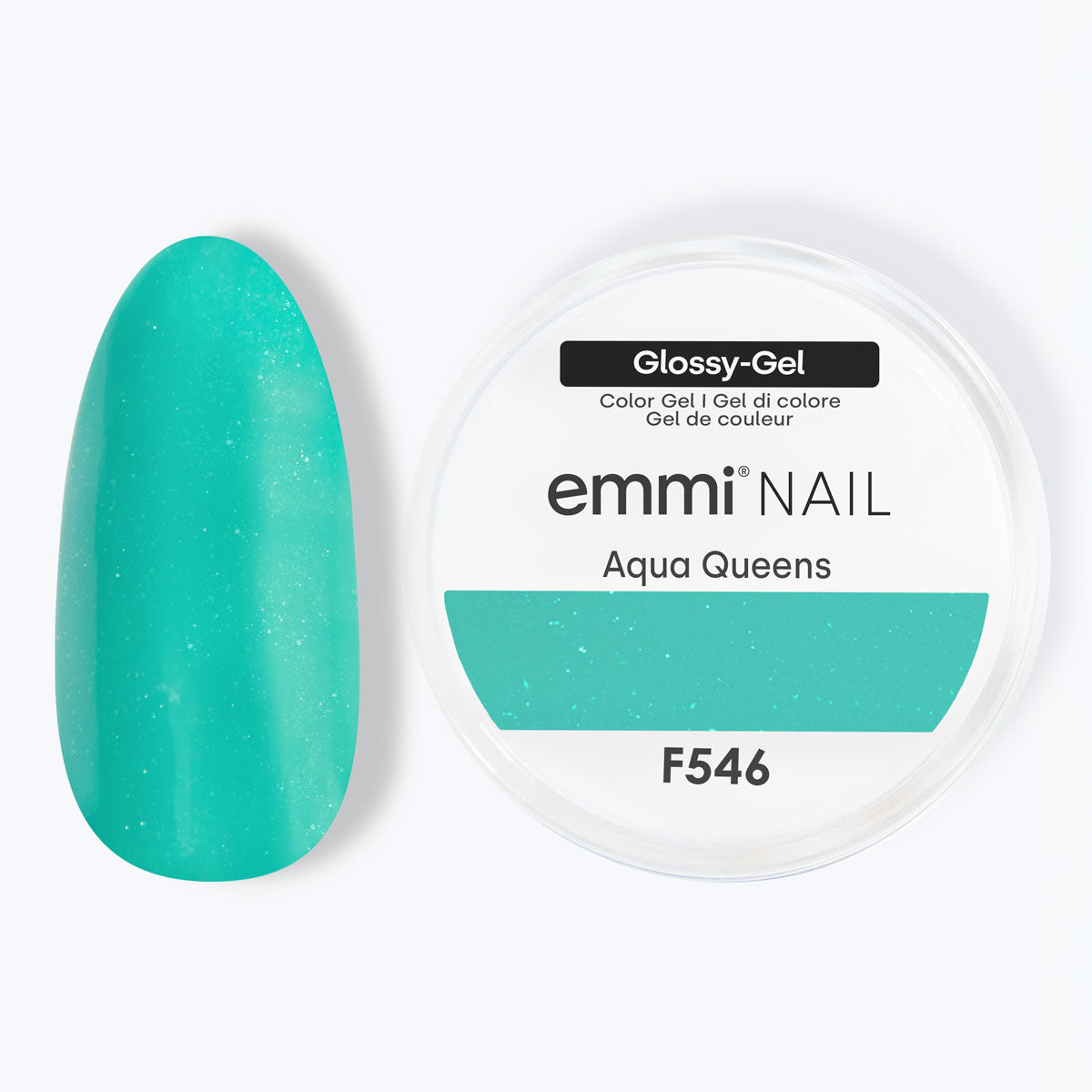 Emmi-Nail Glossy-Gel Aqua Queens -F546-