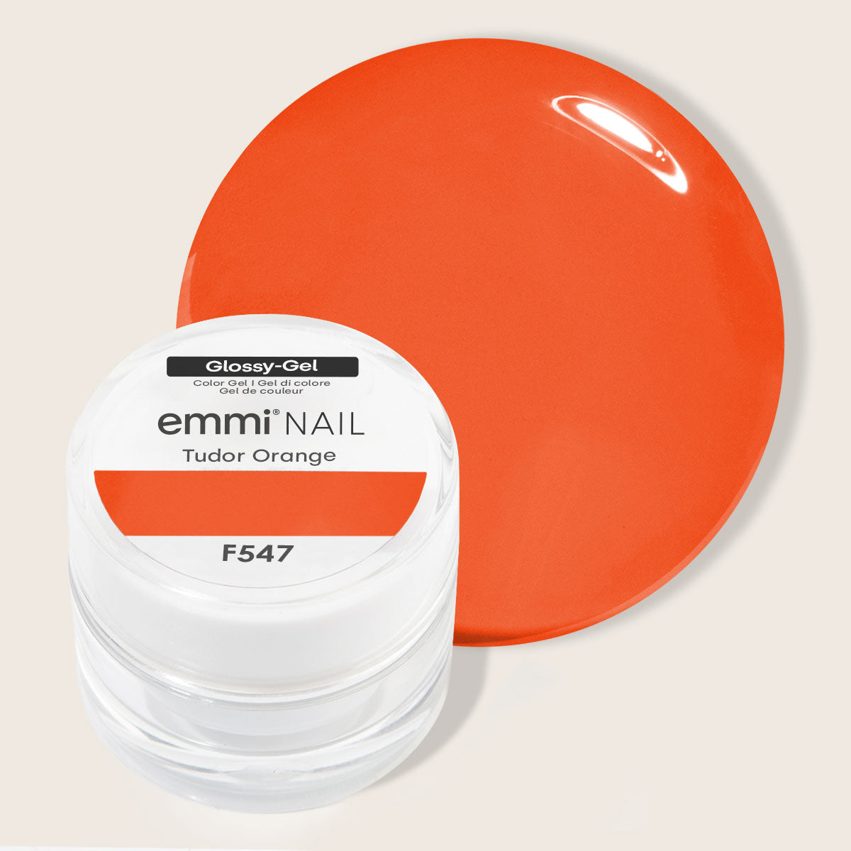 Emmi-Nail Glossy-Gel Tudor Orange -F547-