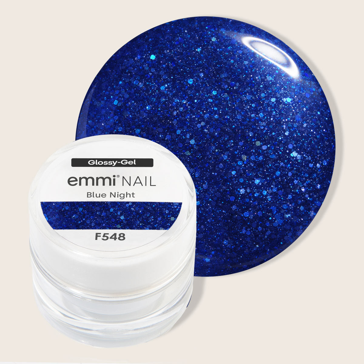Emmi-Nail Gel Glossy Blue Night -F548-