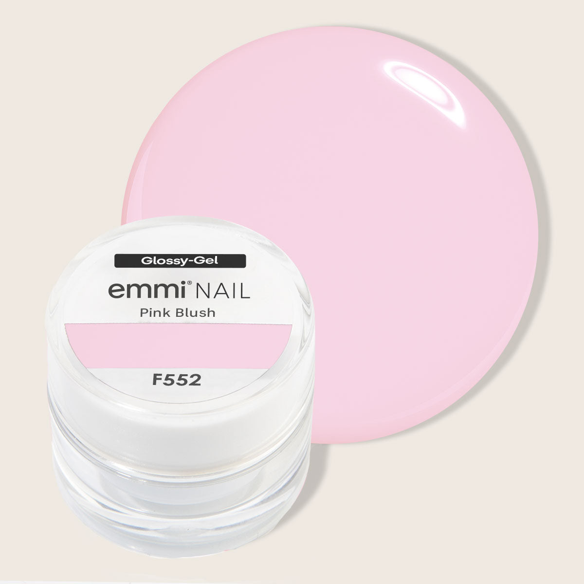 Emmi-Nail Gel Glossy Pink Blush -F552-