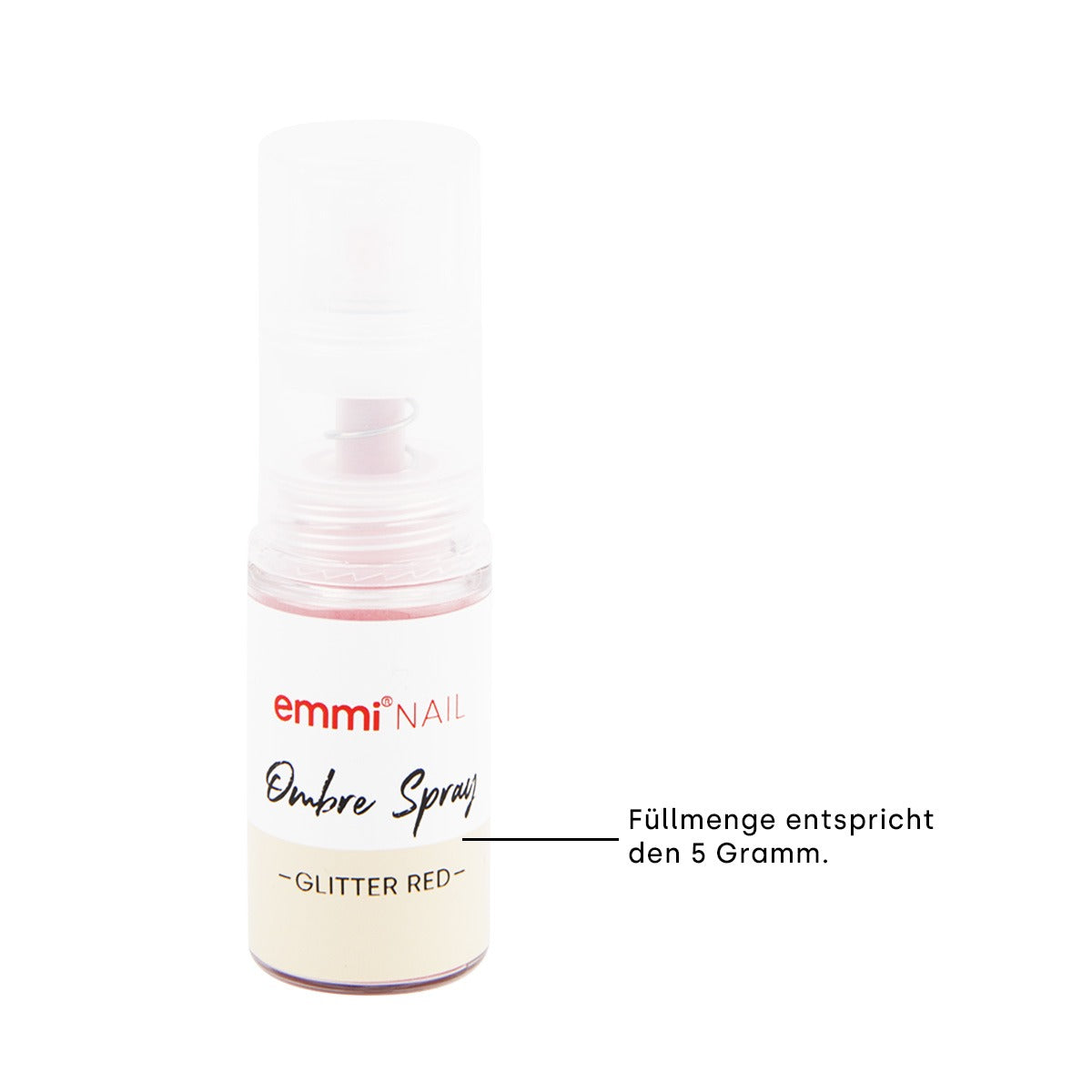 Baby Boomer Ombré Spray glitter red 5g
