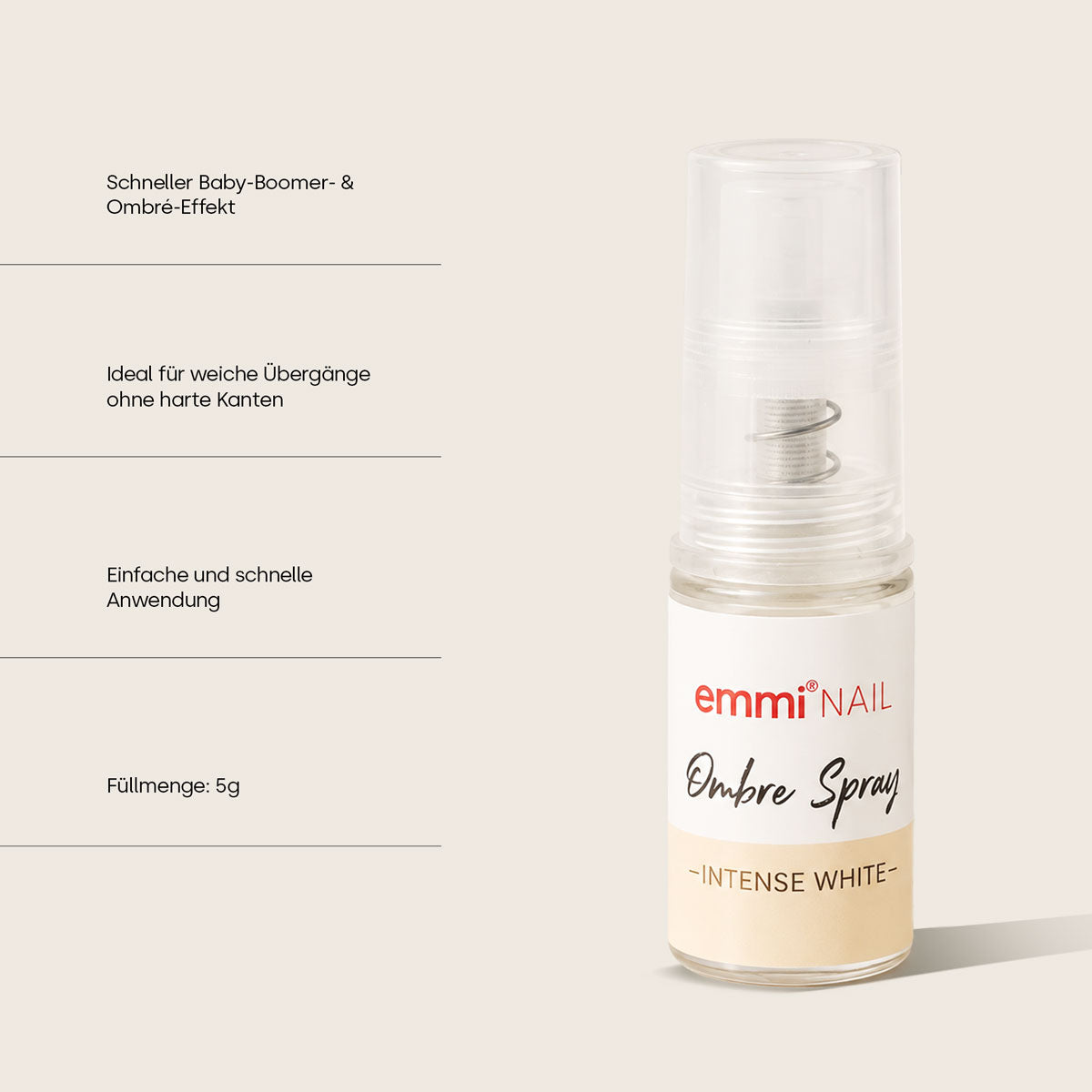 Spray Ombré Baby Boomer blanc intense 5g