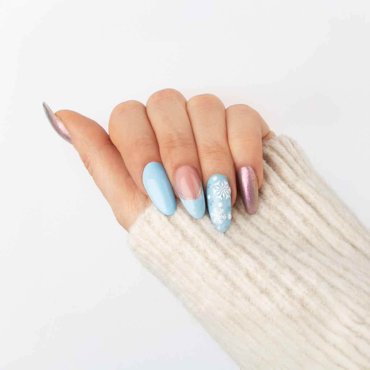 Autocollant pour ongles Emmi-Nail 5D Art Flocon de neige