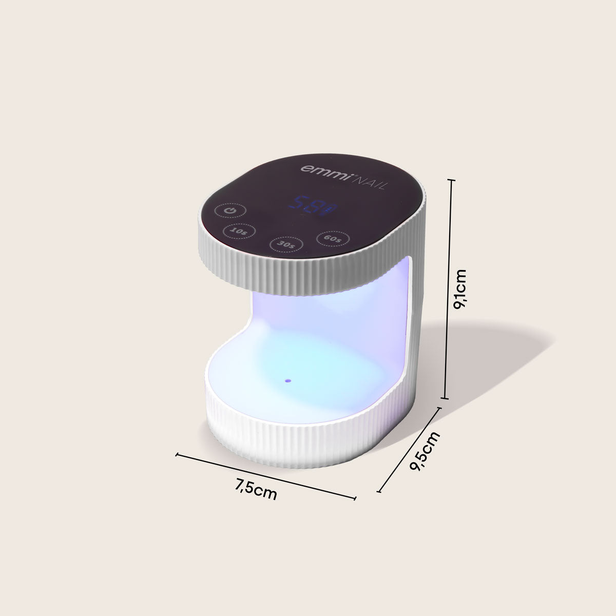 Shine2Go - Coffret de voyage Shellac avec lampe LED