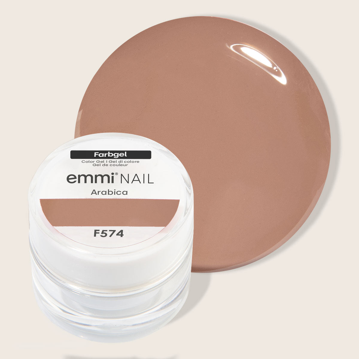 Emmi-Nail Farbgel Arabica 5ml -F574-