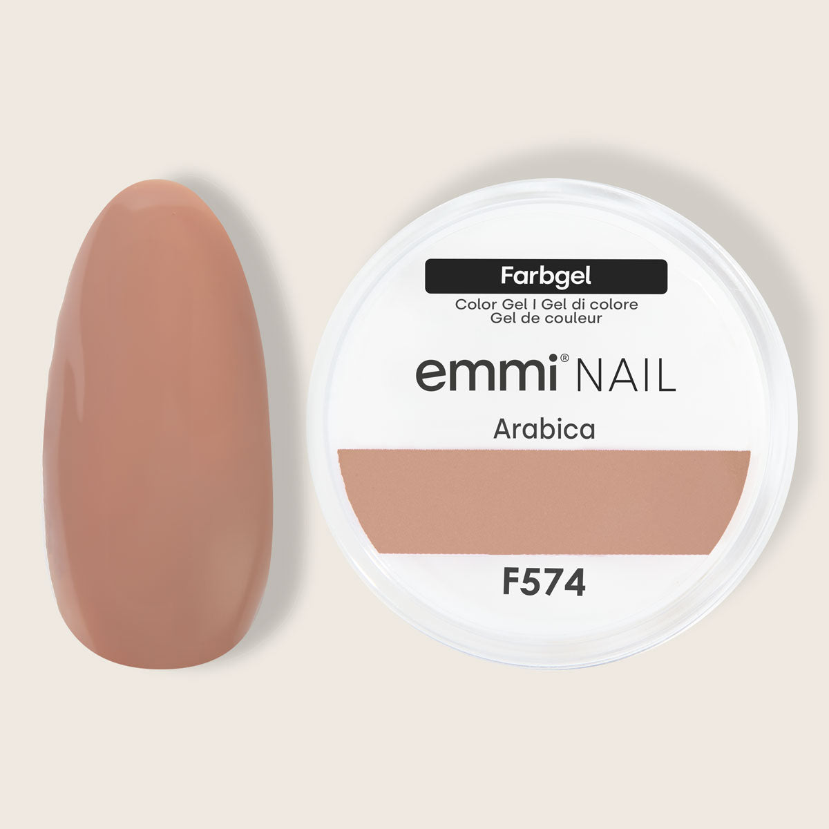Emmi-Nail Farbgel Arabica 5ml -F574-