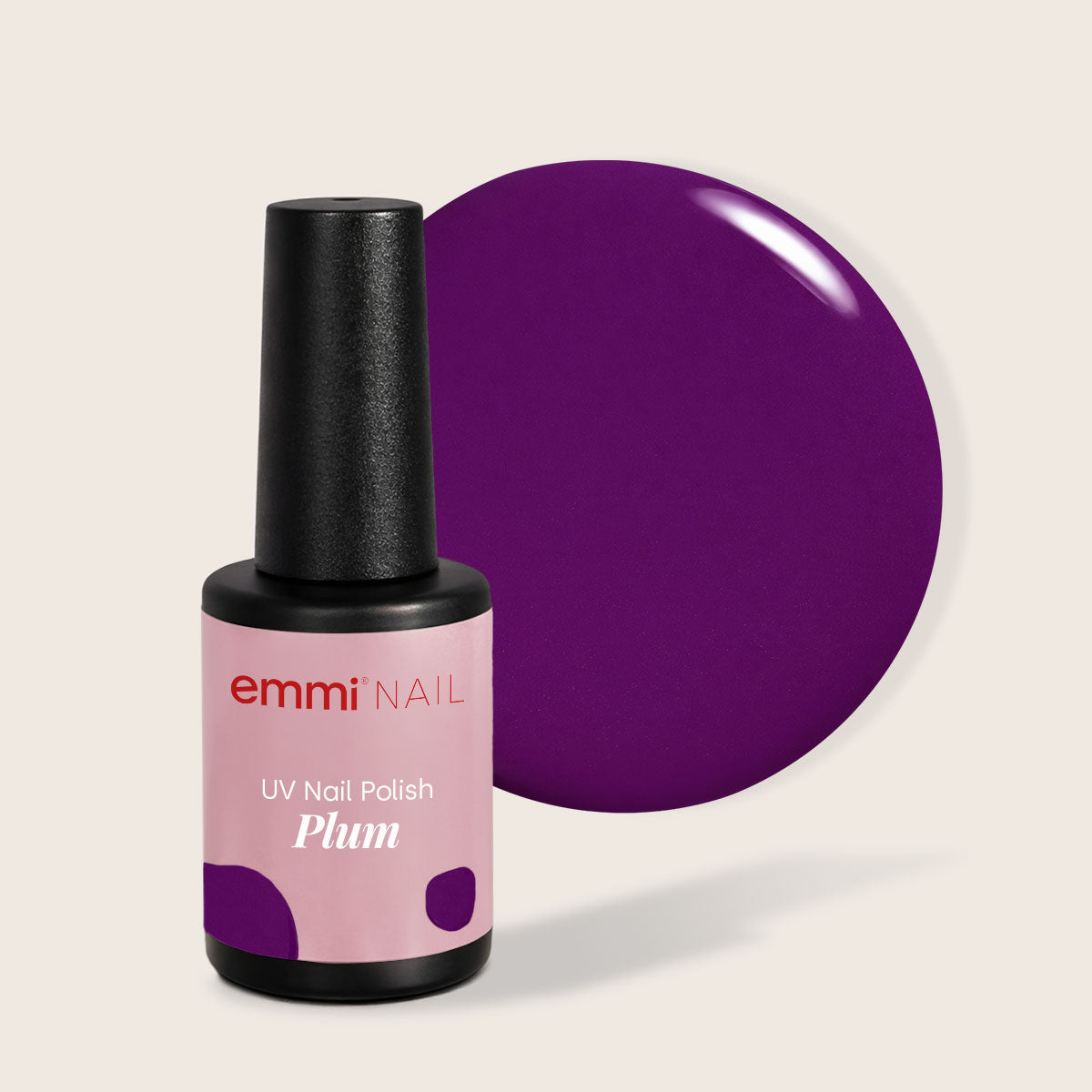 Shellac UV Polish Plum 8ml -L529-