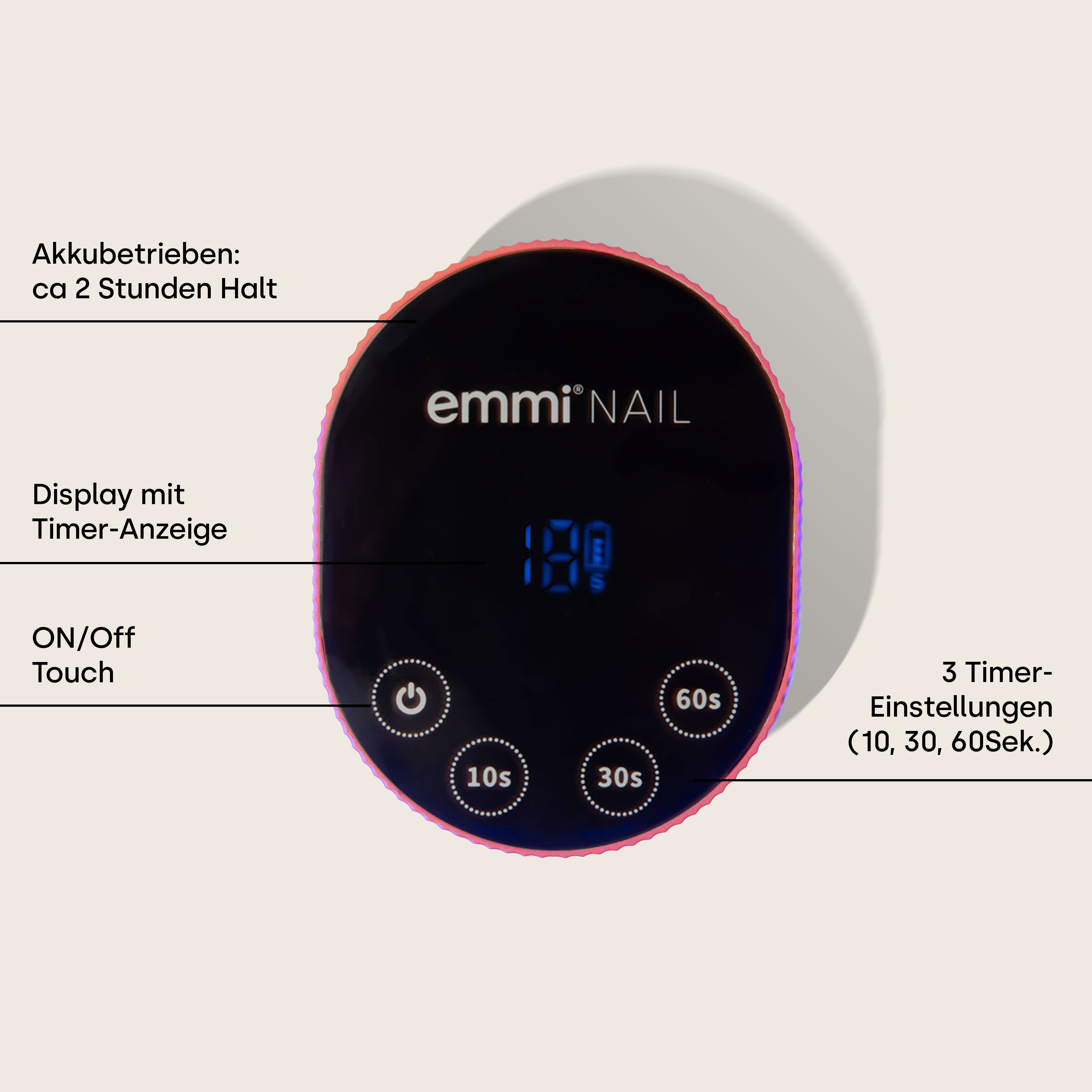 Emmi-Nail Shine UV LED Lampe Pink