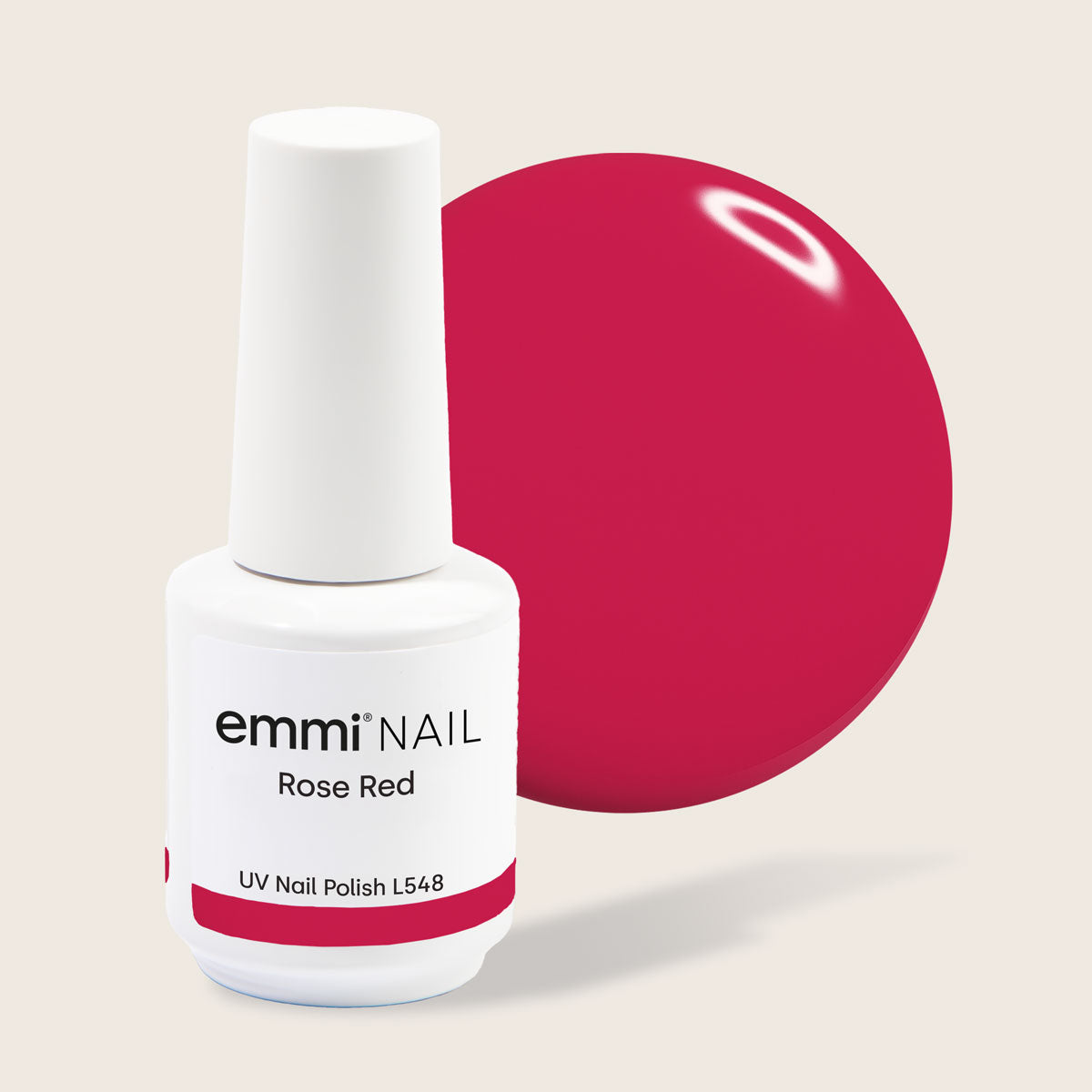 Shellac UV Polish Rose Red 15ml -L548-