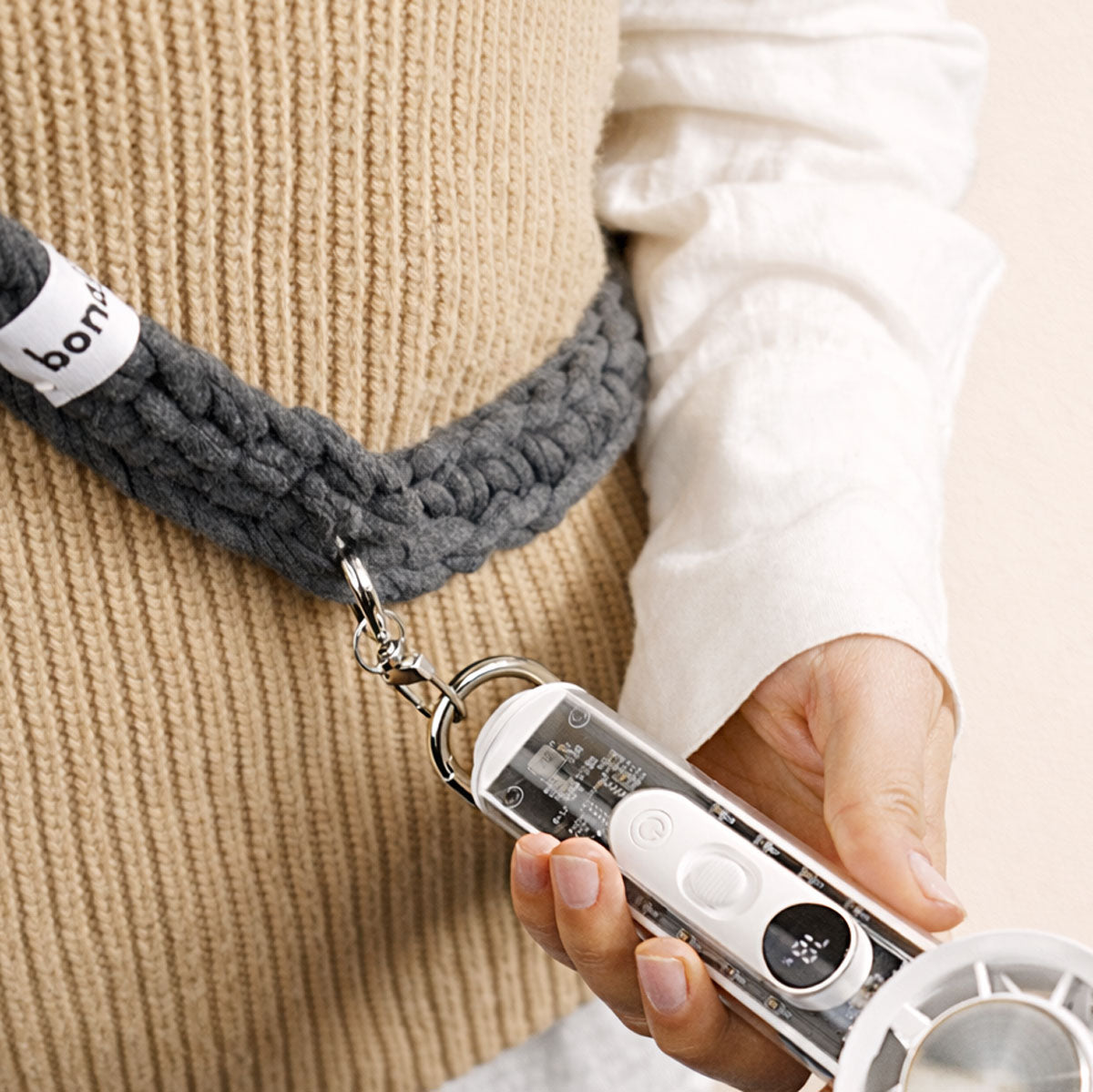 Mini-ventilateur Emmi-Air avec fonction rafraîchissante