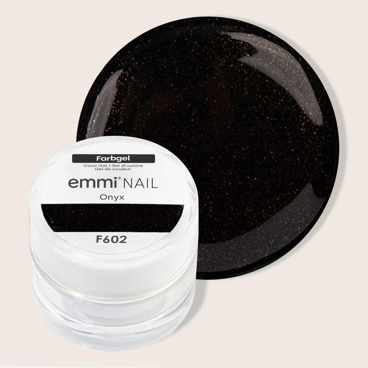 Emmi-Nail Farbgel Onyx 5ml -F602-